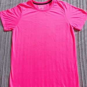 Pink Neon Training Fit Performance Tee